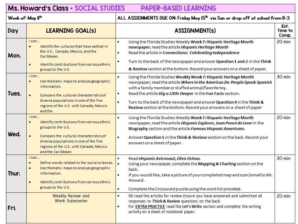 Social Studies 